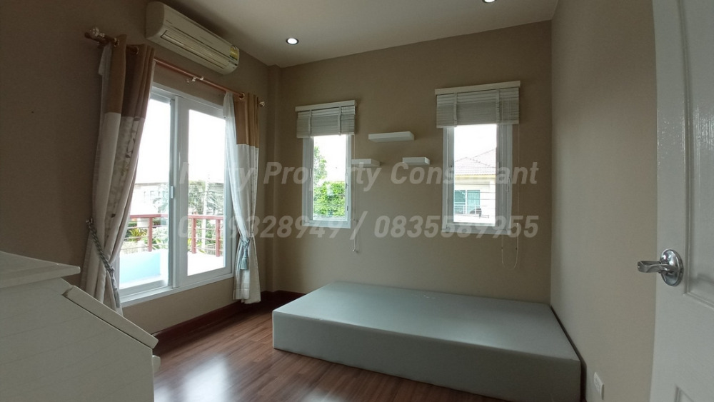 For SaleHouseLadkrabang, Suwannaphum Airport : Single House Burasiri On Nut Bangna styles resort area 52.5 square wah newly renovated