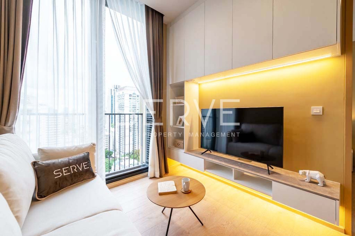 ให้เช่าคอนโดสุขุมวิท อโศก ทองหล่อ : 🔥25K🔥- 1 นอน แต่งสวยๆ สไตล์ Modern ชั้นสูง 15+ คอนโดใหม่ ใกล้รถไฟฟ้า 2 สายทั้ง BTS อโศก และ MRT สุขุมวิท 550 ม. ที่ Noble BE19 / ให้เช่าคอนโด