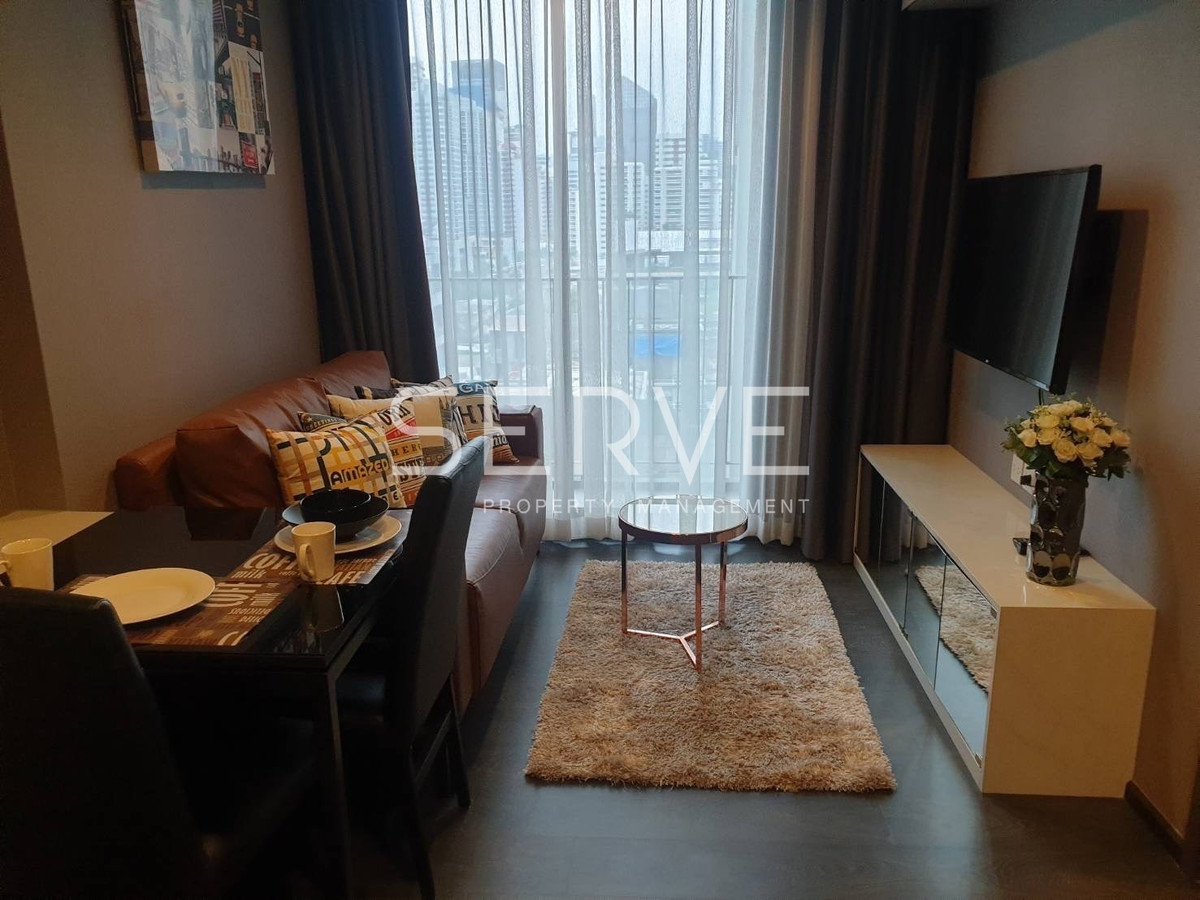 ให้เช่าคอนโดสุขุมวิท อโศก ทองหล่อ : 🔥22K🔥 - 1 นอน ห้องกว้าง 30 ตร.ม. ทำเลดี ใกล้ BTS อโศก 250 ม. และ MRT สุขุมวิท 200 ม. ที่คอนโด Edge Sukhumvit 23 / ให้เช่าคอนโด