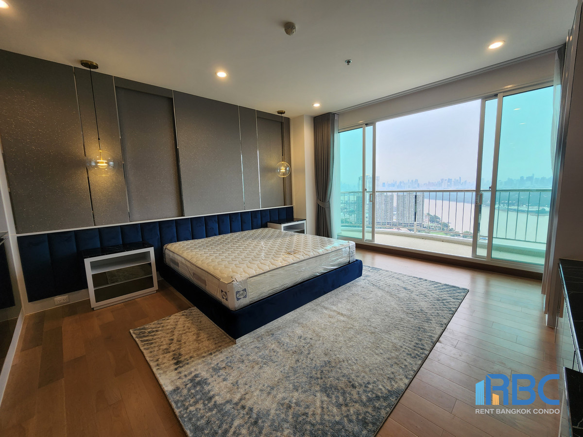 For RentCondoRama3 (Riverside),Satupadit : For Rent - Supalai Riva Grande (Rama 3) - Penthouse ,fully furnished