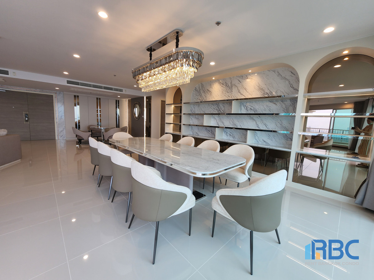 For RentCondoRama3 (Riverside),Satupadit : For Rent - Supalai Riva Grande (Rama 3) - Penthouse ,fully furnished