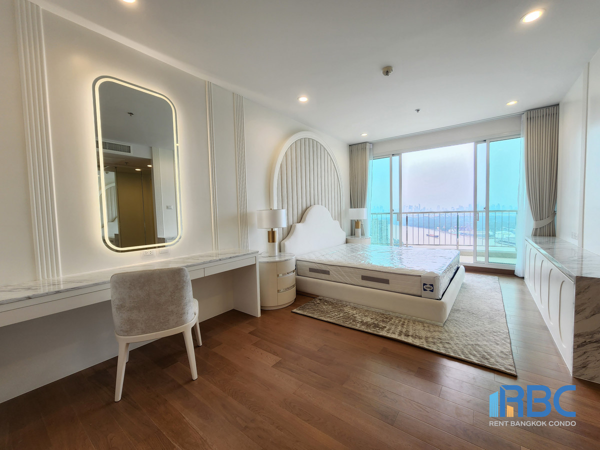 For RentCondoRama3 (Riverside),Satupadit : For Rent - Supalai Riva Grande (Rama 3) - Penthouse ,fully furnished