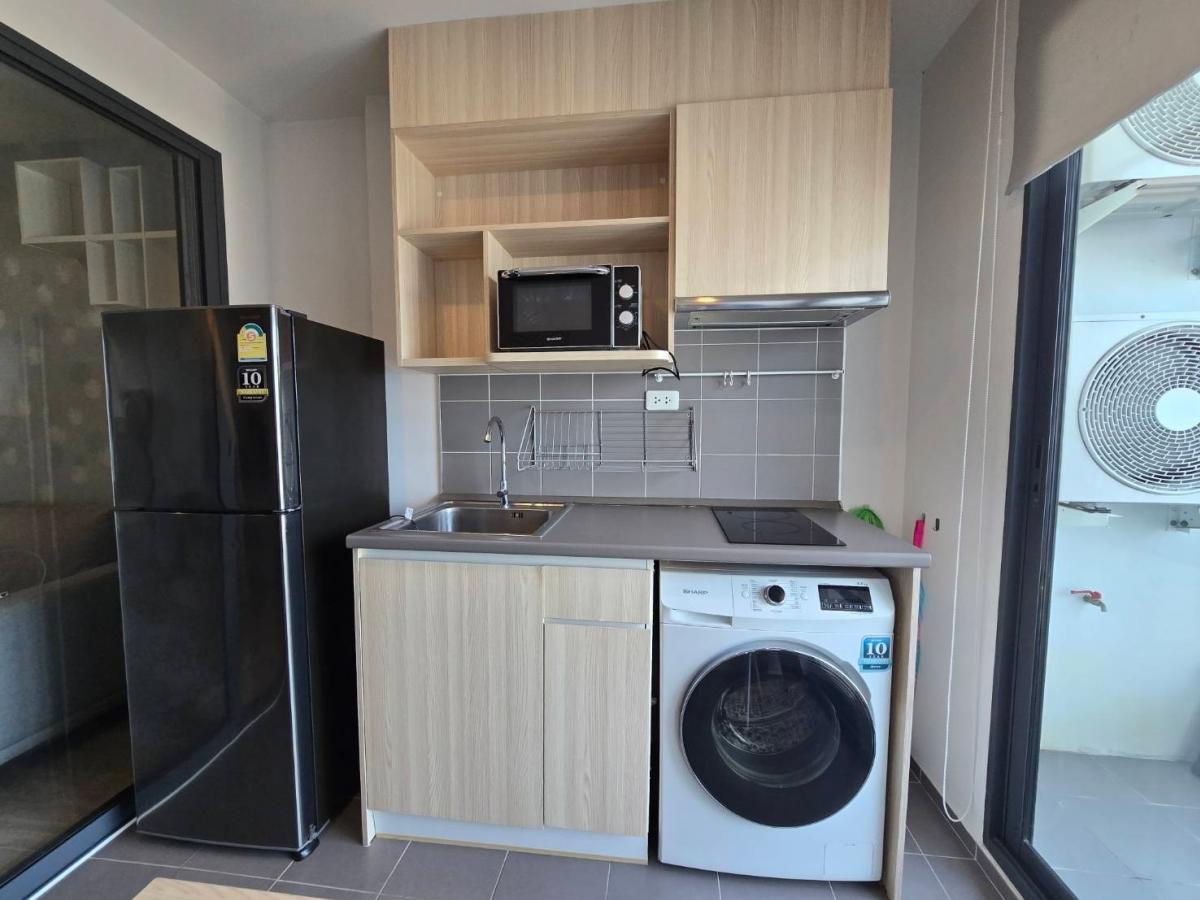 For RentCondoBangna, Bearing, Lasalle : Owner Post for rent Ideo O2 1bedroom, Building B, high floor, north side, closed kitchen, 15,000 per month, fully furnished, ready to move in.