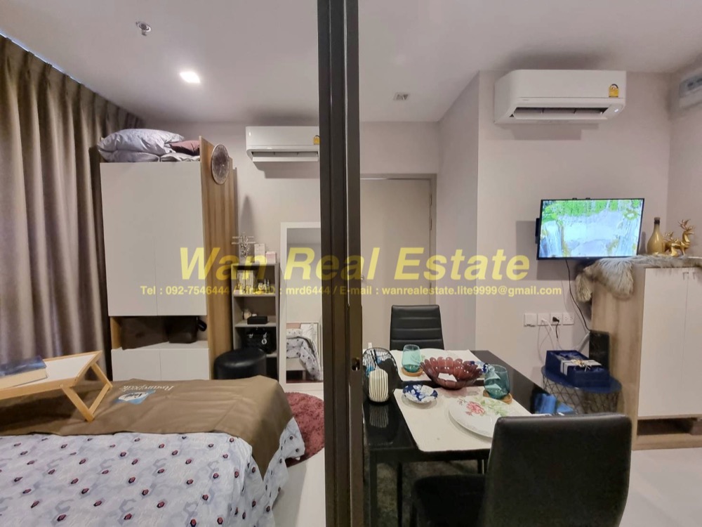 For RentCondoRattanathibet, Sanambinna : Condo for rent, The politan aqua, 40th floor, size 25 sq m, beautifully decorated, river view, ready to move in