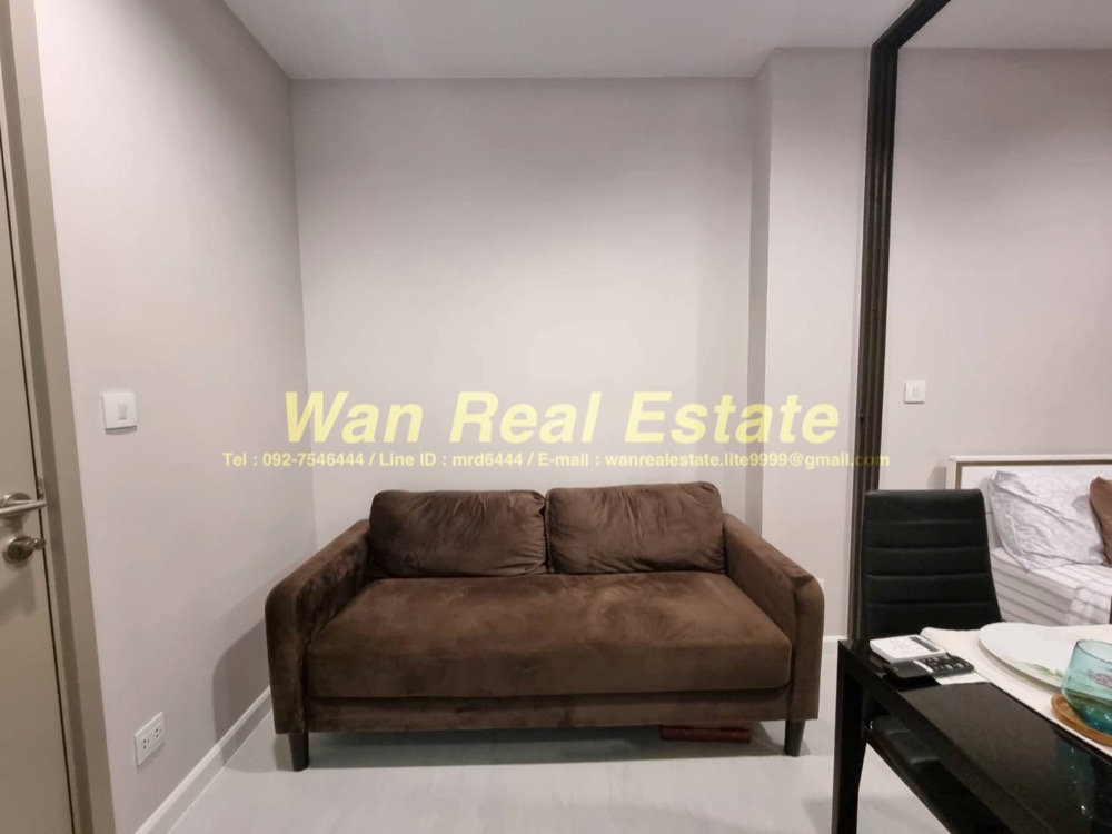For RentCondoRattanathibet, Sanambinna : Condo for rent, The politan aqua, 40th floor, size 25 sq m, beautifully decorated, river view, ready to move in
