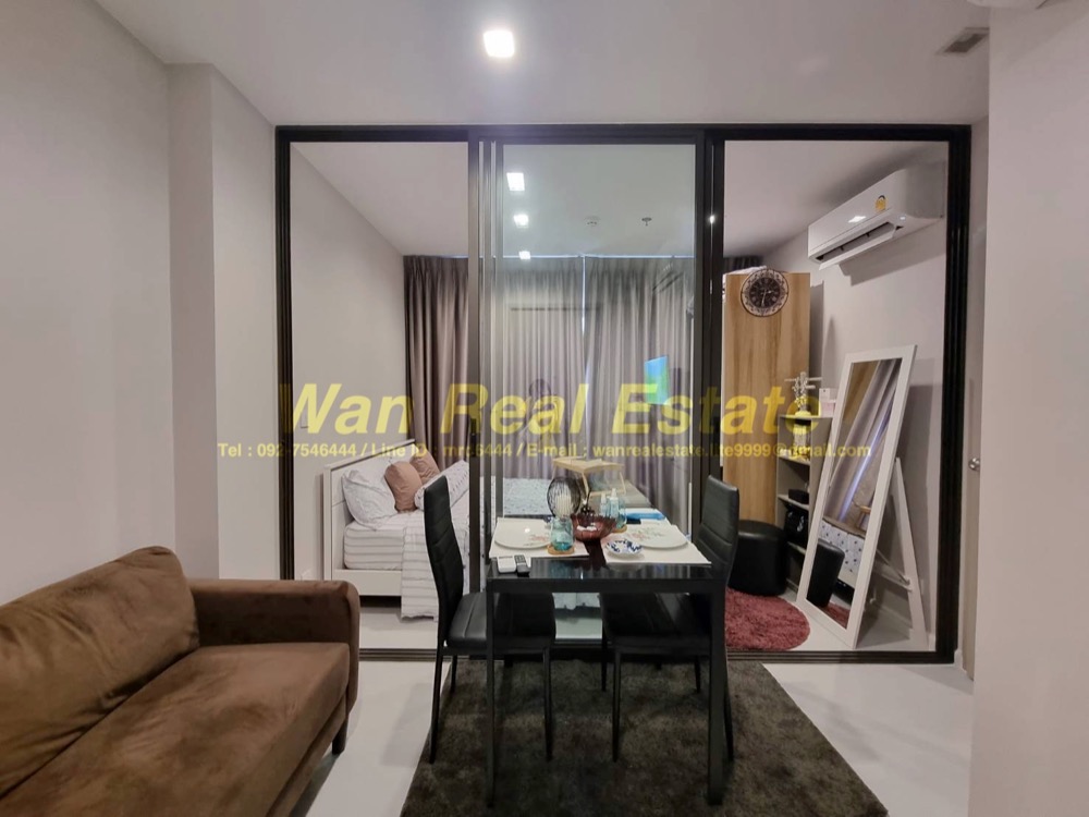 For RentCondoRattanathibet, Sanambinna : Condo for rent, The politan aqua, 40th floor, size 25 sq m, beautifully decorated, river view, ready to move in