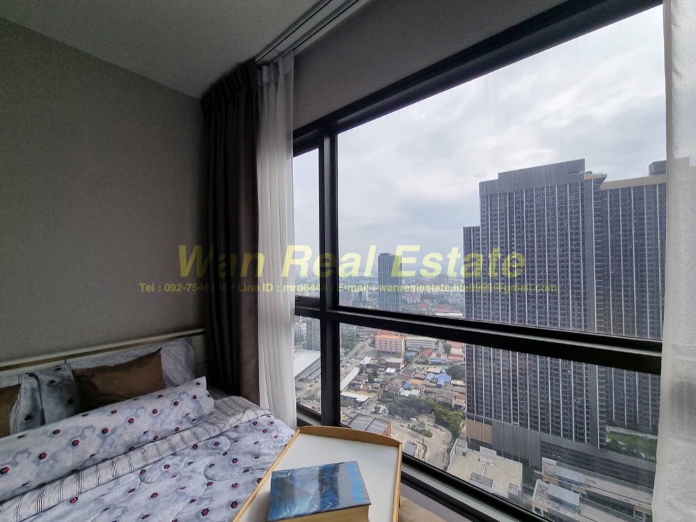 For RentCondoRattanathibet, Sanambinna : Condo for rent, The politan aqua, 40th floor, size 25 sq m, beautifully decorated, river view, ready to move in