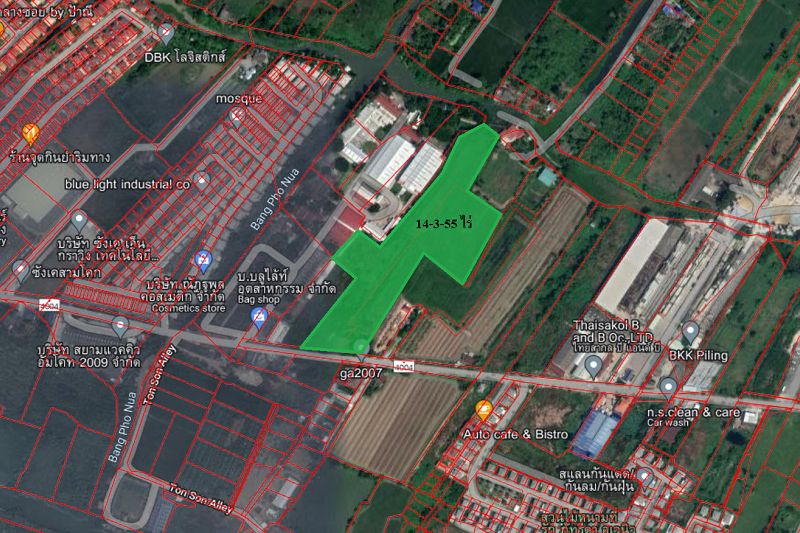 For SaleLandPathum Thani,Rangsit, Thammasat : Land for Sale Samkhok Pathum Thani 14-3-55 Rai : EL24S-027