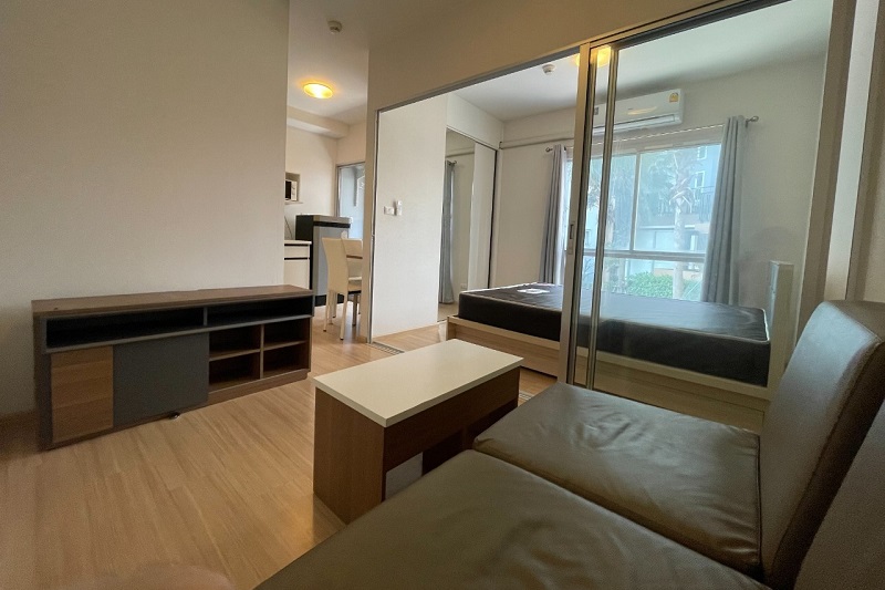 ขายคอนโดนนทบุรี บางใหญ่ บางบัวทอง : ขาย คอนโด Plum Condo บางใหญ่ 1 ห้องนอน 23 ตรม เฟอร์นิเจอร์ครบ ใกล้ รถไฟฟ้า BTS คลองบางไผ่ Central Westgate บางบัวทอง รัตนาธิเบศร์ : EL24S-031