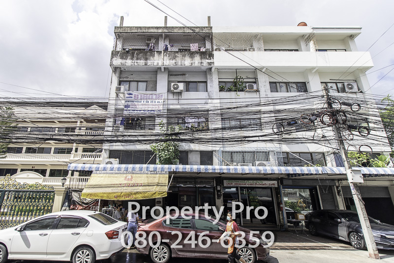 ขายอาคารพาณิชย์รัชดา ห้วยขวาง : ขาย อาคารพาณิชย์ 4 ชั้น 2 คูหา รัชดา สุทธิสาร ลาดพร้าว 48 ขนาด 37 ตรว 440 ตรม ใกล้ รถไฟฟ้า MRT สุทธิสาร ห้วยขวาง พระราม 9 : MF24S-006