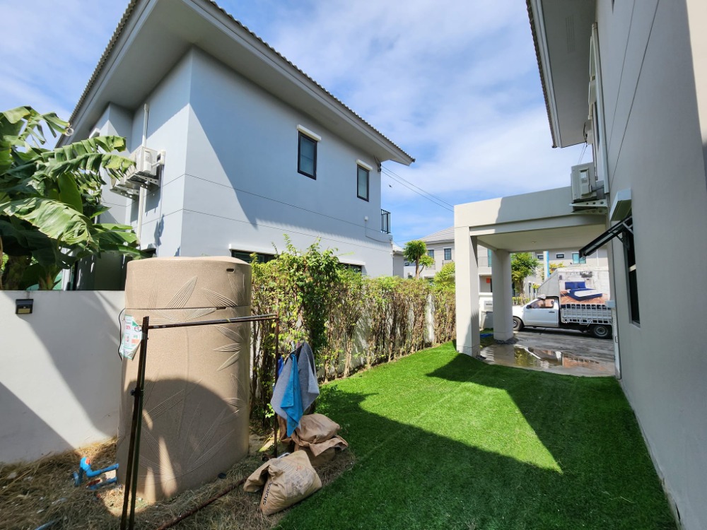 For SaleHouseBangna, Bearing, Lasalle : Land 53.3 sq m, 4 m 2 north! Detached House Chuan Chuen Prime Village Bangna Km29