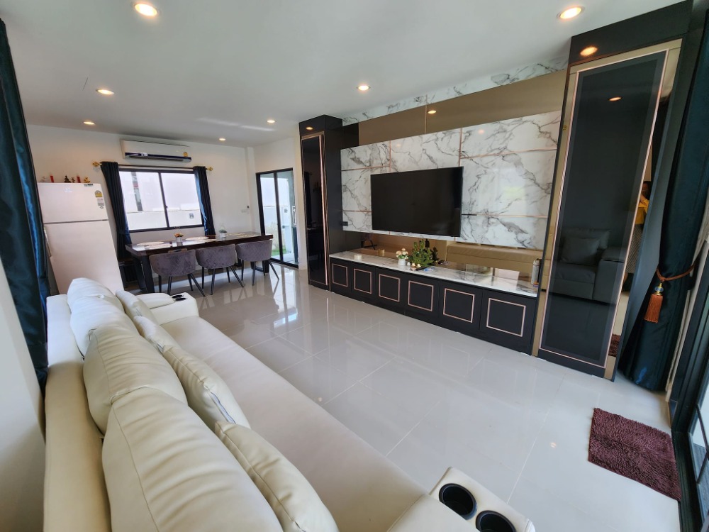 For SaleHouseBangna, Bearing, Lasalle : Land 53.3 sq m, 4 m 2 north! Detached House Chuan Chuen Prime Village Bangna Km29