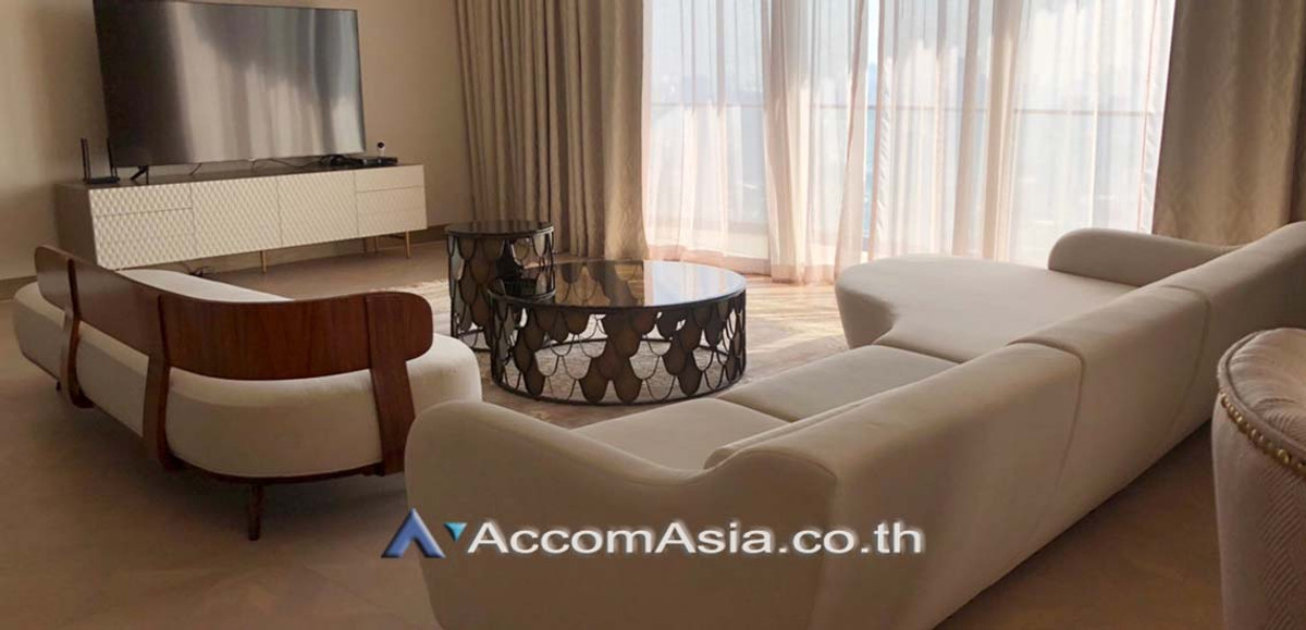 For RentCondoWongwianyai, Charoennakor : 🔼 AccomA 🔽 3 Bedrooms Condominium for Rent in Charoen Nakhon, Bangkok near BTS Krung Thon Buri at The Residences at Mandarin Oriental (AA29580)