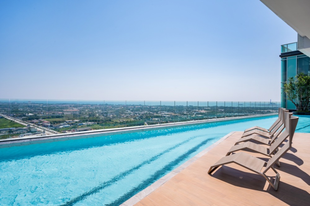 ให้เช่าคอนโดระยอง : ✅Ready to move🔥 Notting Hill Rayong City  Condo for rent 1 Bedroom with walk in closet 26sqm ✅ Accept minimum 3 months contract (Service residence by Hampton)