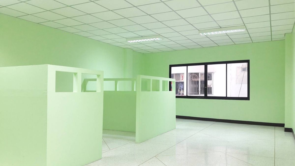 For RentOfficeNawamin, Ramindra : Office for rent, Phaholyothin 48, cheap, good, with parking near Lotus, BTS Sai Yud