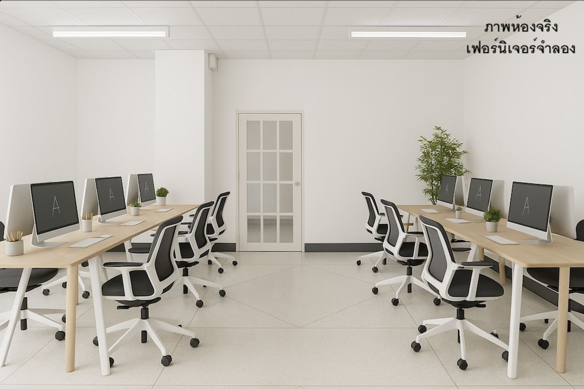 For RentOfficeNawamin, Ramindra : Office for rent, Phaholyothin 48, cheap, good, with parking near Lotus, BTS Sai Yud