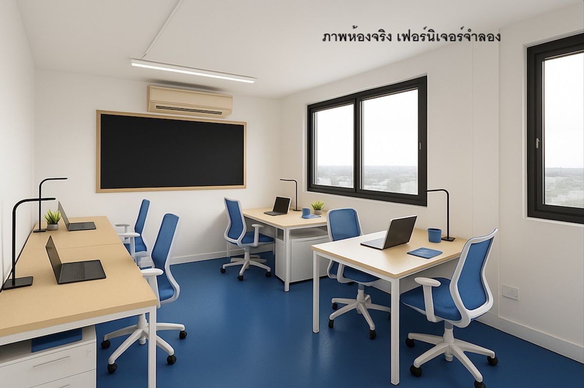 For RentOfficeNawamin, Ramindra : Office for rent, Phaholyothin 48, cheap, good, with parking near Lotus, BTS Sai Yud