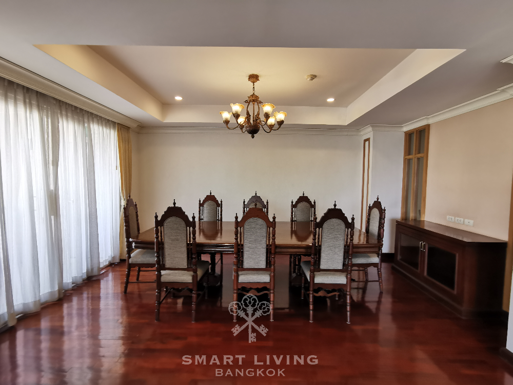 For RentCondoWitthayu, Chidlom, Langsuan, Ploenchit : For Rent! Duplex Penthouse 4BED, 5 min. Walk to BTS Ploenchit, Only @80K!