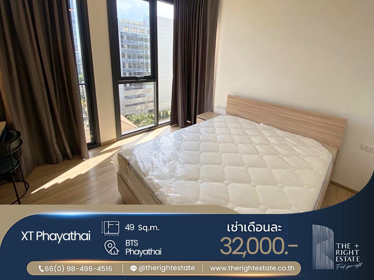 ให้เช่าคอนโดราชเทวี พญาไท : 🌿 XT Phayathai 🌿 ห้องใหม่ สวย พื้นที่เยอะ  🛏 1 Bed 49.97 ตร.ม ราคาต่อรองได้ - ติด BTS พญาไท