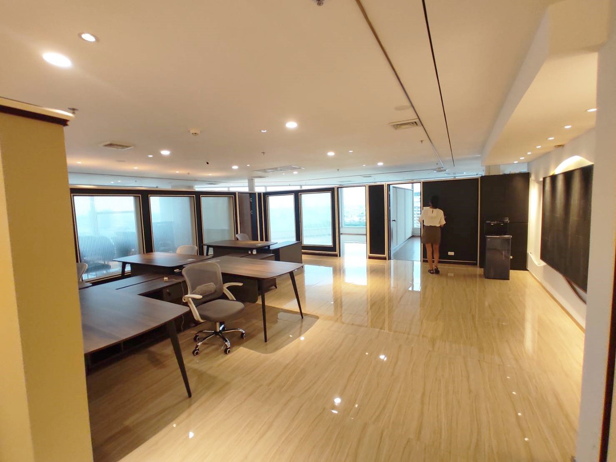 For RentOfficeSathorn, Narathiwat : Office for rent, next to BTS Chong Nonsi, already decorated, beautiful, ready to work. There is also a common rooftop, including a meeting room. Customer reception room Recreation room available for use