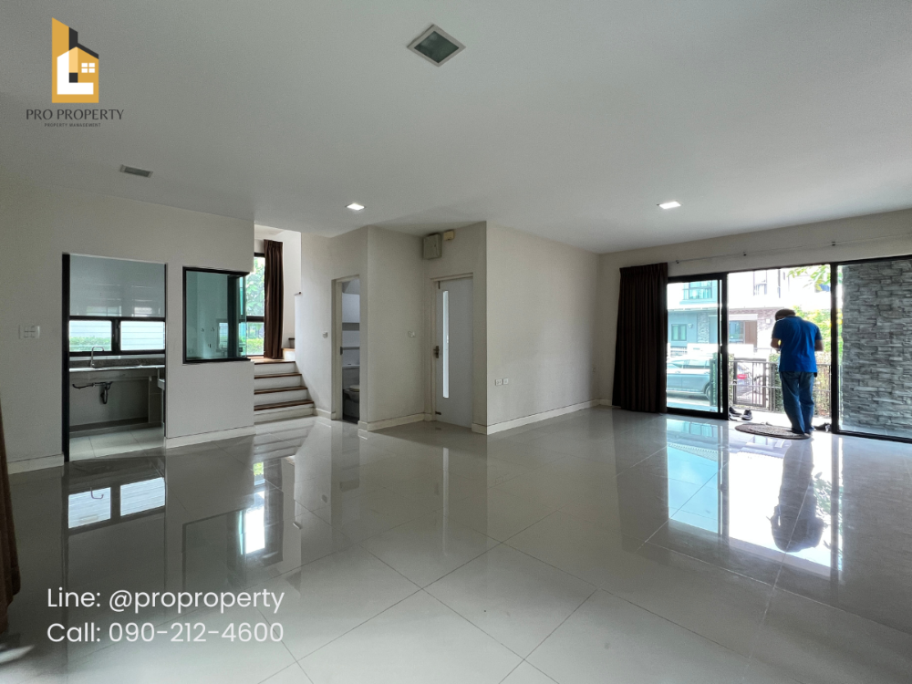 For SaleHouseRama 2, Bang Khun Thian : 2-storey detached house for sale, Manthana Rama 2 - Thiantale (Manthana Rama 2 - Thiantale), area 106.4 square wah, house on the edge