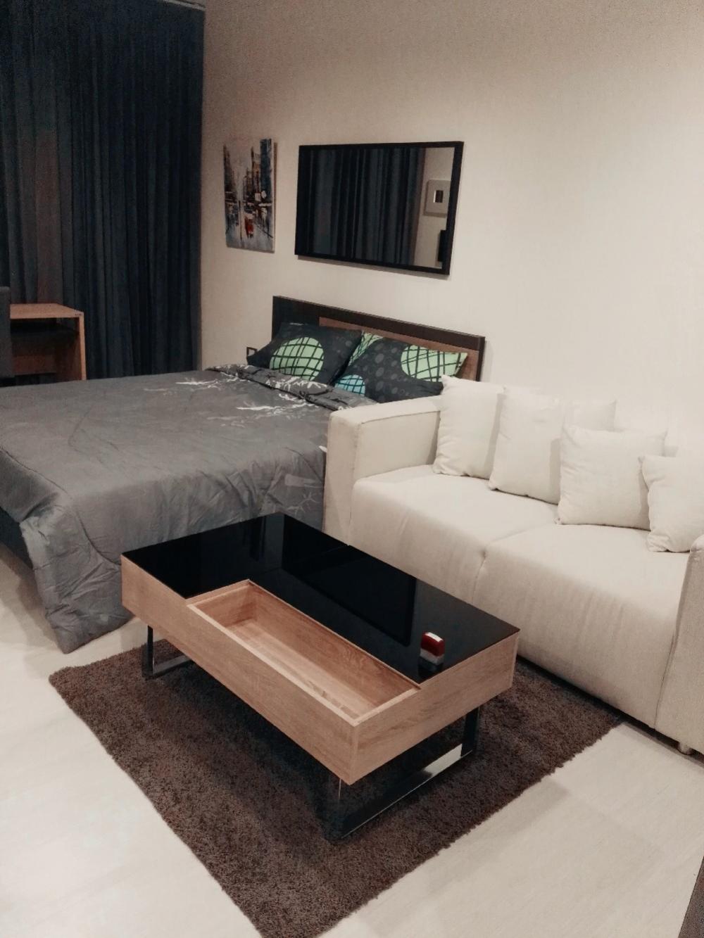 For RentCondoSukhumvit, Asoke, Thonglor : For rent RHYTHM 36-38 Studio, 12A floor, city view, fully furnished.