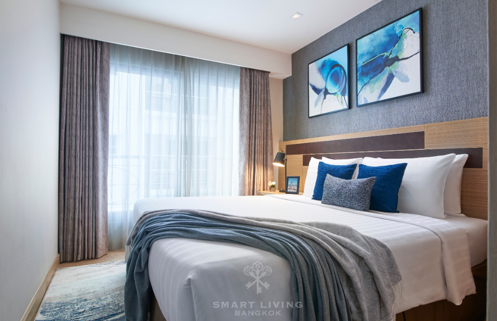 ให้เช่าคอนโดสุขุมวิท อโศก ทองหล่อ : Luxury and modern style 2bed, close to BTS Asoke and Benjakiti Park, only @80K!