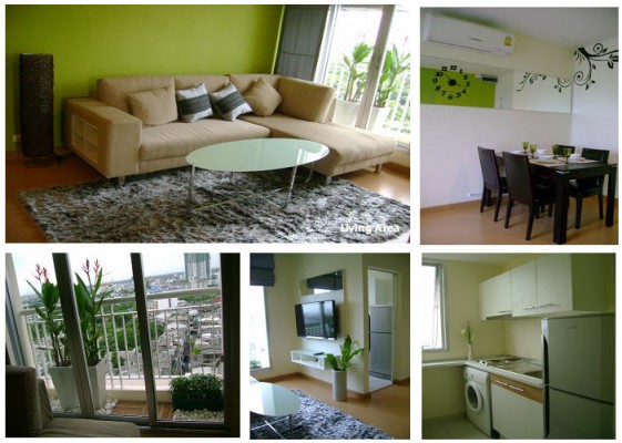 ขายคอนโดอ่อนนุช อุดมสุข : Life @ Sukhumvit 65, 57sqm Elegant, Nice Two Bedrooms Condo to let at Life Sukhumvit 65