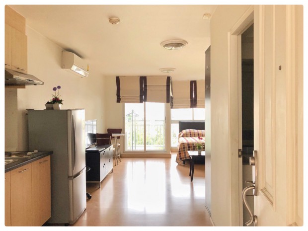 ให้เช่าคอนโดสุขุมวิท อโศก ทองหล่อ : Plus 38 Hip, 35 sqm. Fully Furnished Studio room for RENT at Plus 38 Hip.