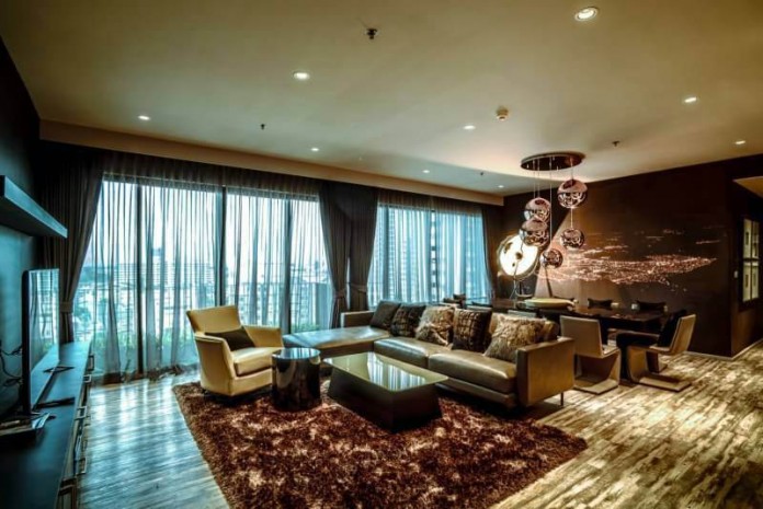 ขายคอนโดสุขุมวิท อโศก ทองหล่อ : The Emporio Place, 161sqm Well price!! Spacious Convenient corner unit South-West Luxury Modern Italian Style decoration 3bedrooms 4bathrooms for rent/sale at The Emporio Place
