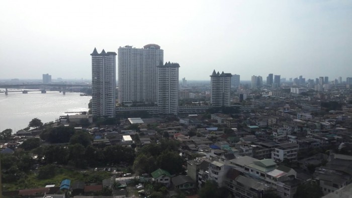 ขายคอนโดวงเวียนใหญ่ เจริญนคร : Watermark Chaophraya,  Watermark Chaophraya River Condo ,River view Middle floor 145 sqm 3 bedroom 3 bathroom 1 maidroom for rent/sale well price!