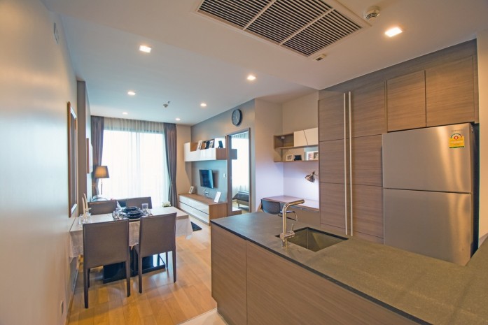 For RentCondoSukhumvit, Asoke, Thonglor : KEYNE by Sansiri, Keyne by Sansiri Condominium size 53.70 sqm. 1 Bedroom 1 Bathroom This room comes with fully furnished with nice high-quality furniture and electrical appliances throughout.