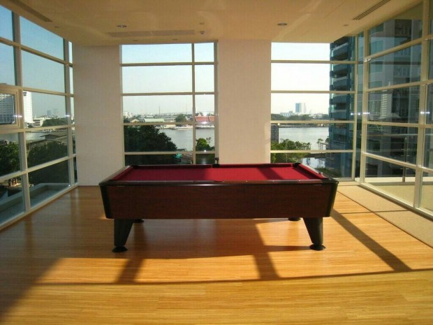 For RentCondoWongwianyai, Charoennakor : Watermark Chaophraya,  Watermark Chaophraya River Condo ,River view  165.84 Sqm 3 bedroom 3 bathroom  1 maid for Rent Well price!!