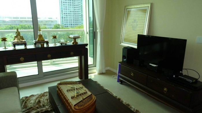 ขายคอนโดวงเวียนใหญ่ เจริญนคร : The River, 54.54sqm. Low Floor,Oriental Style,Spacious one bedroom condo for sell at The River