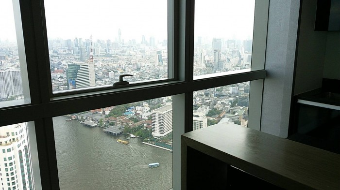 ให้เช่าคอนโดวงเวียนใหญ่ เจริญนคร : The River Condo, The River Condo Charoenakorn109.76sqm 2b/2b Fully furnishedFor Rent 75,000 a month