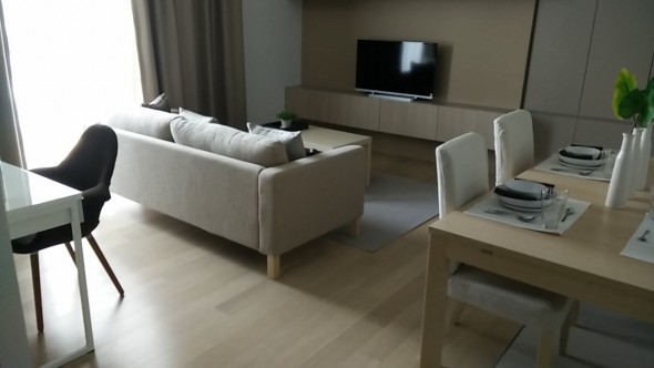 For RentCondoSukhumvit, Asoke, Thonglor : HQ Thonglor, 80sqm Luxury, Modern Two Bedrooms Condo for rent at HQ Thonglor
