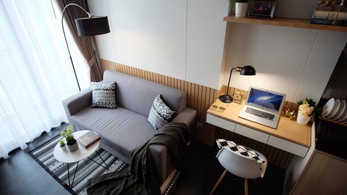 ให้เช่าคอนโดสุขุมวิท อโศก ทองหล่อ : Edge Sukhumvit 23, 30.47 sqm. Beautiful fully furnished One Bedroom Condo for Rent at Edge Sukhumvit 23.