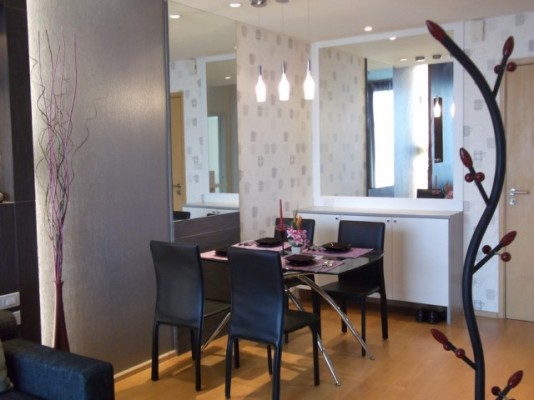 ให้เช่าคอนโดราชเทวี พญาไท : Villa Rachatewi, 55sqm Modern, Luxury One Bedroom Condo to let at Villa Ratchathewi