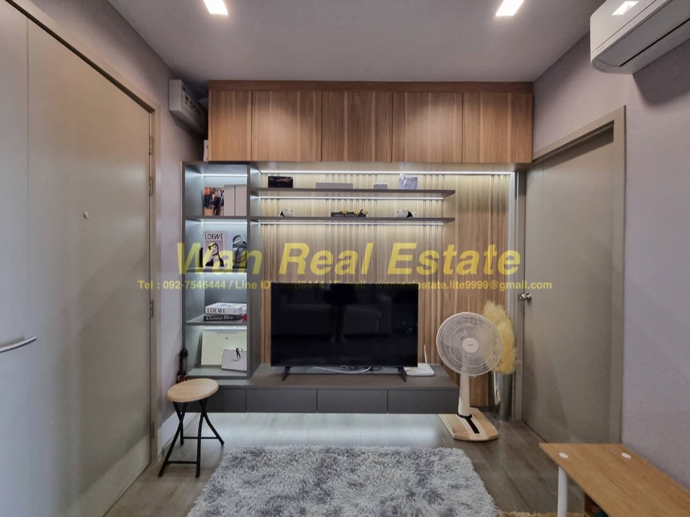 For RentCondoRattanathibet, Sanambinna : Condo for rent, The politan Aqua, 38th floor, size 30 sq m, decorated very nicely, ready to move in.