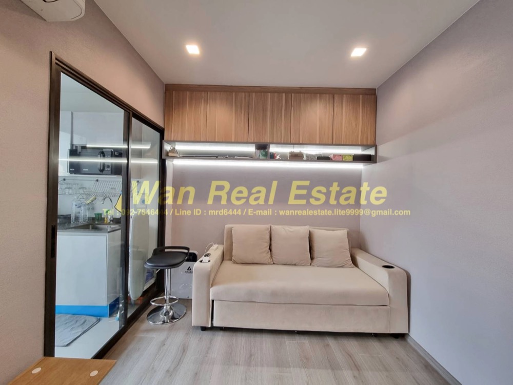 For RentCondoRattanathibet, Sanambinna : Condo for rent, The politan Aqua, 38th floor, size 30 sq m, decorated very nicely, ready to move in.