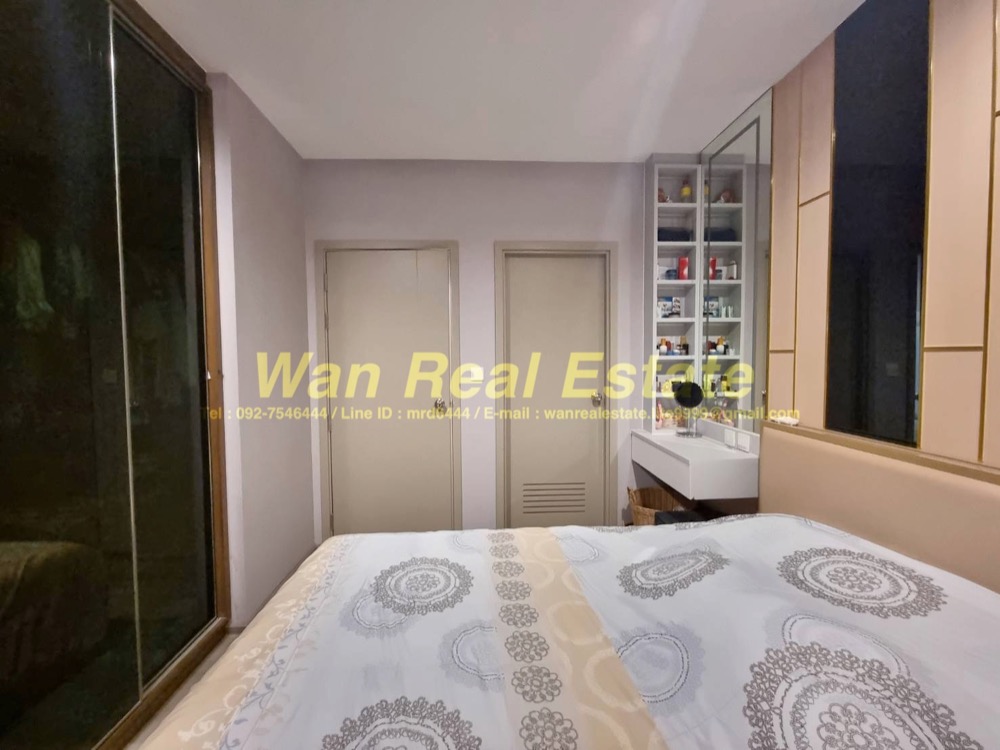 For RentCondoRattanathibet, Sanambinna : Condo for rent, The politan Aqua, 38th floor, size 30 sq m, decorated very nicely, ready to move in.