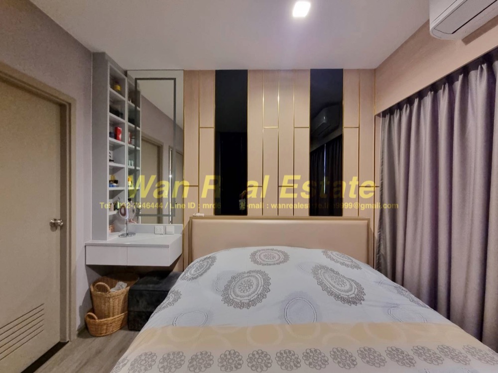 For RentCondoRattanathibet, Sanambinna : Condo for rent, The politan Aqua, 38th floor, size 30 sq m, decorated very nicely, ready to move in.