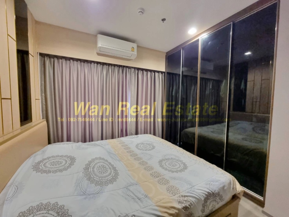 For RentCondoRattanathibet, Sanambinna : Condo for rent, The politan Aqua, 38th floor, size 30 sq m, decorated very nicely, ready to move in.