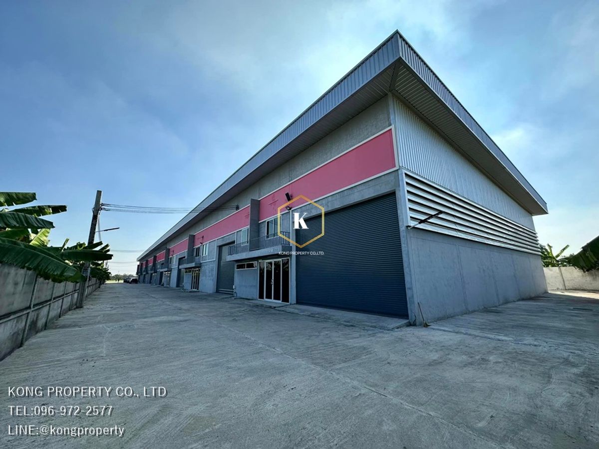 For RentWarehouseNonthaburi, Bang Yai, Bangbuathong : Warehouse for rent, Sai Noi, Nonthaburi, new building, area 500 sq m.