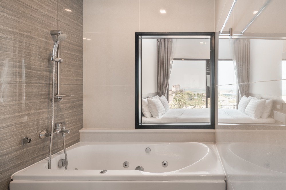 ให้เช่าคอนโดศรีราชา แหลมฉบัง บ้านบึง : 🏖️คอนโดให้เช่า ไนท์บริดจ์ ดิ โอเชี่ยน ศรีราชา 1 ห้องนอน Knightsbridge The Ocean Sriracha รับสัญญาระยะตั้งแต่ 1 เดือนขึ้นไป 🔥