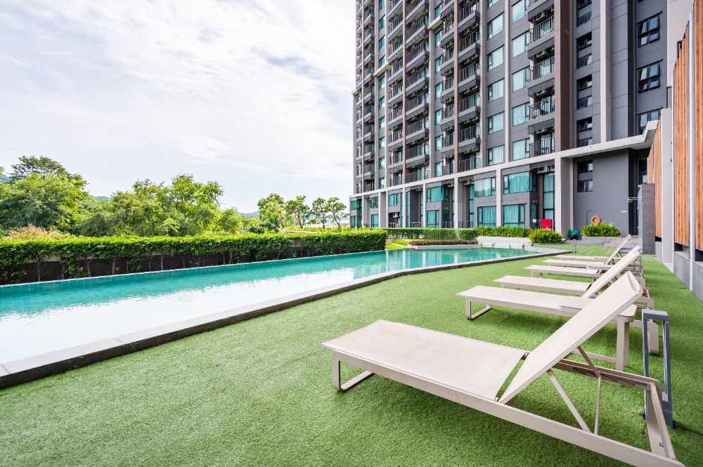 ให้เช่าคอนโดศรีราชา แหลมฉบัง บ้านบึง : 🏖️ให้เช่าคอนโด ไนท์บริดจ์ ดิ โอเชี่ยน ศรีราชา 2 ห้องนอน 57 ตรม. (Service residence by Hampton)  ✅รับสัญญาระยะตั้งแต่ 1 เดือนขึ้นไป