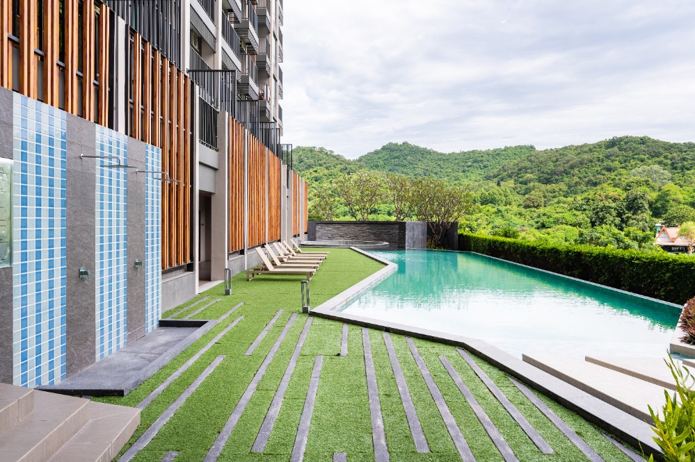 ให้เช่าคอนโดศรีราชา แหลมฉบัง บ้านบึง : 🏖️ให้เช่าคอนโด ไนท์บริดจ์ ดิ โอเชี่ยน ศรีราชา 2 ห้องนอน 57 ตรม. (Service residence by Hampton)  ✅รับสัญญาระยะตั้งแต่ 1 เดือนขึ้นไป