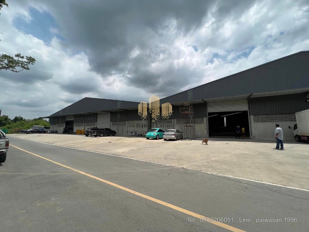 For RentWarehouseNonthaburi, Bang Yai, Bangbuathong : Warehouse/office for rent, Nakhon In Road, Bang Khanun Subdistrict, Bang Kruai District, Nonthaburi, area 1,450 sq m.