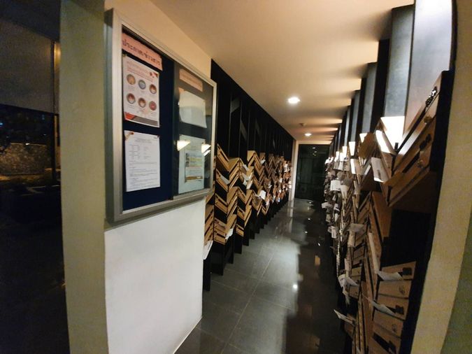 For SaleCondoBangna, Bearing, Lasalle : **Price reduction**Vacant room. Sold with tenant, electrical appliances and furniture, ready to move in**For sale/SALE**South corner room**The Nich Mono Bangna, very beautiful view, has washing machine, good price, you have to hurry**