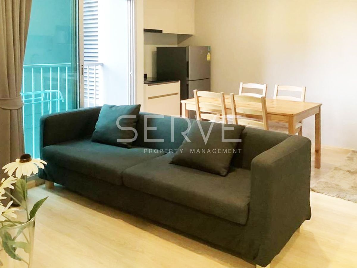 For RentCondoRatchadapisek, Huaikwang, Suttisan : Corner unit 2 Beds High Floor Good Location Ratchada Area Next to MRT Thailand Cultural Centre 80m. @ Noble Revolve Ratchada 1 